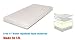 MCC Solid Wooden Baby Cot bed Sleigh Cotbed Toddler Bed & Premier Water repellent Mattress Made in England