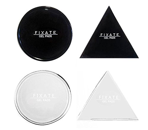 [Set di 4] fixate Gel Pads. Forte Hold durch die Migliorare la nanotecnologia â€¢ Gel Pad allegati su tutte le superfici perfetto per Auto Cruscotto Inset e cellulare Mount.100% Sticky Anti Slip