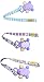 URAQT 3 Pcs Universal Baby Bottle Toys Cup Safety Strap Belt Pacifier Holders Organizer for Highchair Stroller Pram,Shopping Basket