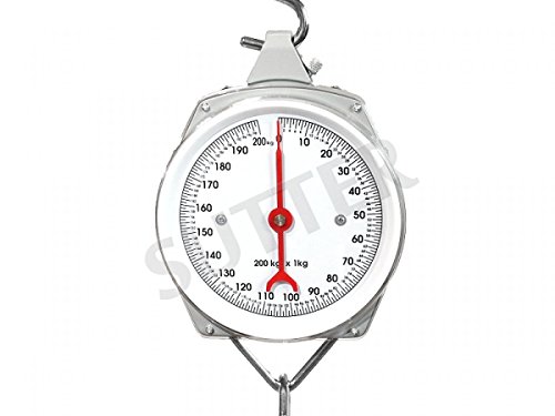 Neue Zeigerschnellwaage bis zu 200kg / 1kg Schritte / Inkl. 2x S-Haken - 2