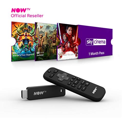 Chiavetta smart per NOW TV, con HD e funzione di ricerca vocale. Incluso 1 mese di Sky Cinema Pass (versione italiana non garantita)