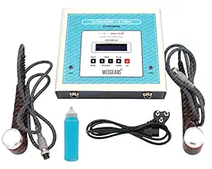 MEDGEARS Physiotherapy Equipment LCD Ultrasonic Unit Comuterised 1 Mhz & 3Mhz Ultrasound Machine Ultrasound Physiotherapy Machine