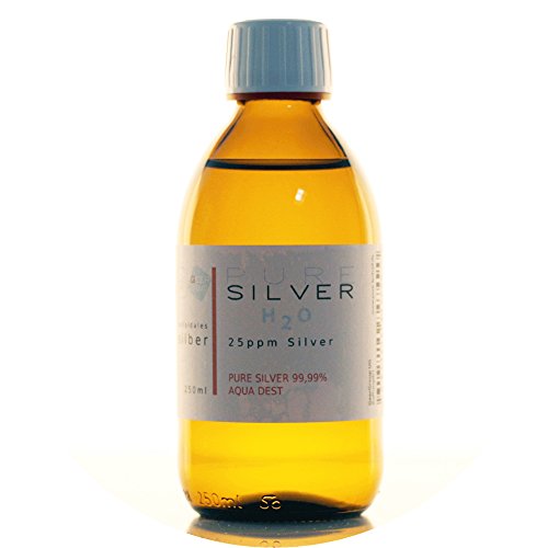 PureSilverH2O 850ml kolloidales Silber (3x 250ml/25ppm) + Flasche (100ml/50ppm) Reinheit & Qualität seit 2012
