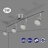 Fácil de instalar: la luz se puede reemplazar con 4 bombillas GU10 de menos de 50W. El ensamblaje es muy fácil, arregle la base y luego agregue las bombillas