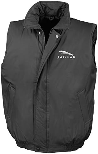 KC INKS Jaguar Custom Embroidered Bodywarmer, Waistcoat, Gilet