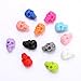 Nail Art Tip Decoration Skull Head Embellishement Crafts 12 Colors Box of Approx.60Pcs