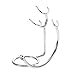 Anself Stainless Steel Shaving Holder Stand for Shaving Tool