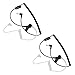 Produktbild 2 x Coodio Security 3,5mm Nur Empfang Ohrhörer Kopfhörer [Transparenter Akustikschlauch] Reiner Headset Für Funkgeräte Lautsprechermikrofon Handmikrofon