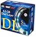 MoserBaer Dual Double Layer 8.5GB DVD - 5 Disc Box Pack RS.370.00