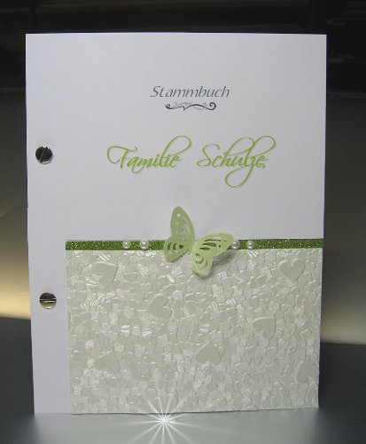 Gästebuch zur Hochzeit + Stammbuch +Tasche im Set 10022 mintgrün - 3