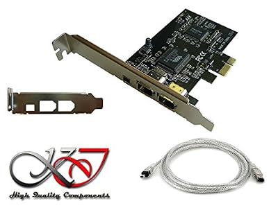 KALEA-INFORMATIQUE - Carte Controleur PCI Express (PCIE) FireWire 400 IEEE1394a 3 Ports - Chipset Via - Equerres Low et High Profile - Cordon Ilink