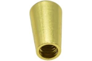 Dopro USA Threaded SAE 8-32 Metal Guitar 3-Way Toggle Switch Tip Cap for Les Paul/Switchcraft Switch - Gold