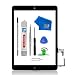 Produktbild MMOBIEL Digitizer Display Glas für IPad Air (Schwarz) 9.7 Inch Touchscreen Ersatzteil Inkl Flex Home Button + Kamera Halterung + Klebesticker und Werkzeugset mit Anleitung