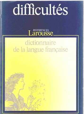 couverture de : Dictionnaire des difficult&eacute;s de la langue fran&ccedil;aise