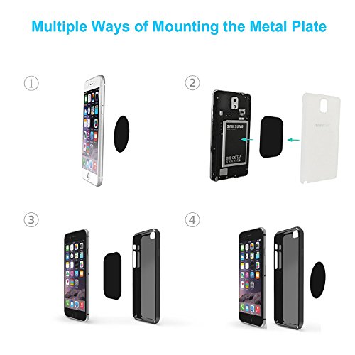 Supporto Auto Smartphone, CHOETECH Supporto Auto Universale per Cruscotto e Parabrezza Auto Rotazione 360Â° Supporto a Ventosa per iPhone 7, Samsung Galaxy S7/S6, Nexus, Moto, LG, HTC e altri