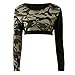 Produktbild Coolster Damen Trainingsanzug Camouflage Tops & Hosen Sweatshirt Sets Casual Sport Wear (Tarnung, Tops S)