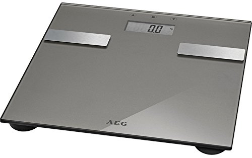 AEG PW 5644 DESIGN 7in1 PERSONENWAAGE Körperwaage Gewichtswaage Badwaage Fußwaage Digital-Waage KÖRPERFETT-WAAGE BIS 180 KG ANALYSE-WAAGE GLAS