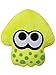 Produktbild Splatoon 2 14" Plush Pillow: Squid, Neon Yellow