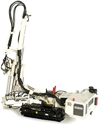 Hütte Bohrtechnik HBR 605 [ROS 00210·4], Hydraulic drill rig, 1:50 Die Cast -0210.4W - Hütte HBR 605 hydraulic drill - BIANCO/White /1:50 ROS