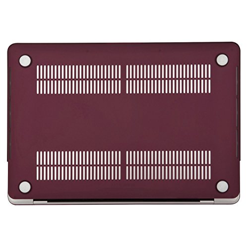 MOSISO MacBook Pro 15 Hülle 2016 – Ultra Slim Hochwertige Plastik Hartschale Tasche Schutzhülle Snap Case für NEUESTE MacBook Pro 15 Zoll (2016 Freisetzung) A1707 mit Touch Bar and Touch ID, Weinrot - 7