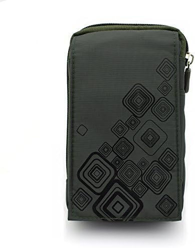 Dual-use Nylon Sporty Pouch, Gendax Hiking Pouch Climbing Bag Camping Shoulder Bag Waistpacks for Mobile Phone Up To 5.5" For Traveling, Cycling, Skating, Running, Jogging, Walking Dog (Grey)