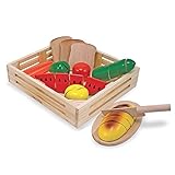 Melissa & Doug - 10487 - "Essbares" zum Schneiden aus Holz