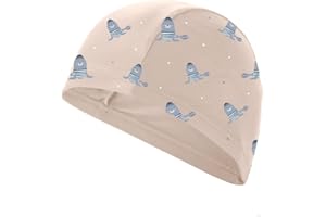Monnëka - Gorro de baño para niños, unisex, unisex, con tejido elástico de protección solar, UV50+ y gorras de piscina cómodos para niños