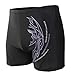 Produktbild JKLEUTRW Badehose Herren Männer Eingebauter Gurt Elastische P rint Hose Boxershorts Lightweight Schwimmhose Surfen Strandshorts Training Passform Slim Fit Sportshorts Boardshorts