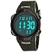 Produktbild HECAREN Watch  elektronische Outdoor Sports Multifunktions-Trend Screen Fashion Herrenuhr (Armeegrün)