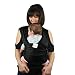 Baby Slings Carrier Natural Cotton Original Baby Wrap | Multiple Positions Soft and Lightweight Sling for Newborn Infants from Birth | Black