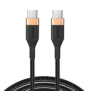 DURACELL Type-C To Type-C 1.2M braided Sync & Charge Cable