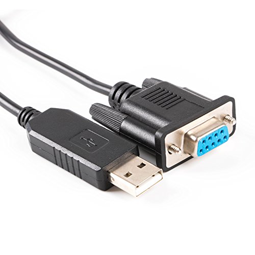 Buy FTDI Chipset Cross Wired USB Serial DB9 FT232R USB RS232 Null Modem