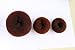 CareforYou® 3 Pieces Hair Chignon Donut Bun Maker (1 Large,1 Medium,1 Small) (Brown)