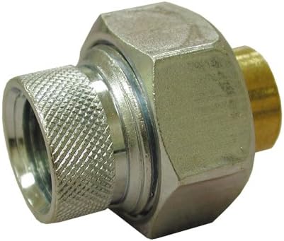 Plumbest D06075R Zinc Plated 3/4-Inch Fip By 3/4-Inch Copper Sweat Dielectric Union