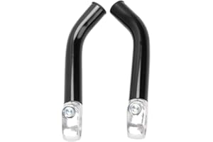 EYCCIER Conception Ergonomique en Aluminium Alliage MTB Grind MOUTROW Grips des COLONS DE Bar Bar FORTS pour 22,2 mm Bike Black Black 2PCS