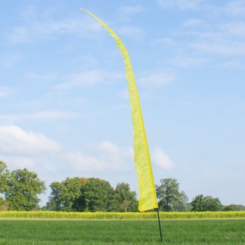 Fahnen - Bali Fahne yellow - UV-beständig und wetterfest - Abmessung: 500x55cm (Yellow)