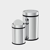 Stainless Rotary Cover Trash Can 16 LT(NV10038)