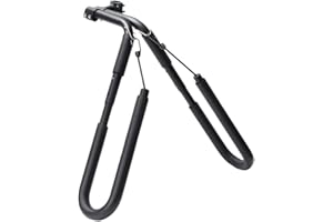 SAMULIY Surf Rack Fahrrad Surfbrett Fahrradhalterung – Surfbrett Halterung Für Fahrrad – Verstellbarer Fahrrad Surfbrett Träger, Surfzubehör, Surfbrett Halterung Für Surfbretter, Longboards, Wakeboards