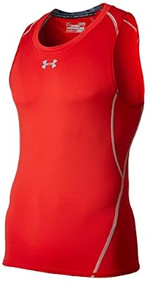 Under Armour UA HG Armour Tank Debardeur Homme, Rouge, FR : S (Taille Fabricant : SM)
