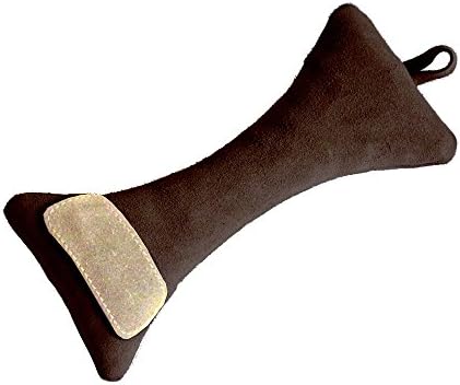 The Paws Bone Suede Leather Toy, 22 cm, Brown