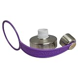 Eco Vessel Boulder and Bigfoot Stainless Steel Replacement Screw Cap with Purple Strap