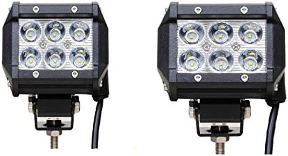 LED Light Bar 18W LED Work Light Bars LED Pod Lights CREE Spot Beam 1800LM Off-road