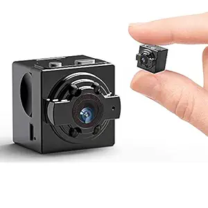 ISH SQ8 Mini Spy Camera 1080P, Smallest Wireless Hidden Cameras - Full HD Video & Audio Recorder, Spy Cam Portable, Action Camera, Motion Detection (NO WiFi)