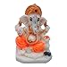 Marble look Lord Ganesha Polyresin Statue for Car Dash Board (sizeH-9 C.M.) RS.418.00