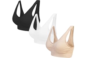 Blu Apparel Multipack Seamless Comfort Bras Sleep Bras Sizes 8-24 Not Padded Wireless