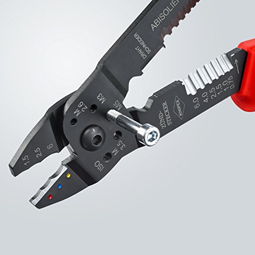 Knipex 97 21 215 – Crimpzange für isolierte Kabelschuhe und Steckverbinder - 5