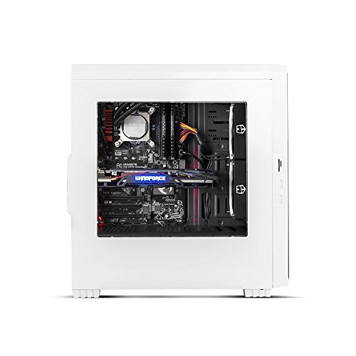 Nox NXHUMMERZSZ - Caja de Ordenador  Midi-Tower  1x 120 mm  ABS Synthetik  SPCC  ATX   Color Blanco
