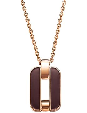 Joop! Damen-Kette mit Anhänger Pristine Edelstahl rhodiniert Kunststoff 42 cm - JPNL10563C420