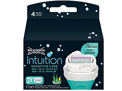 Wilkinsons Sword Intuition Naturals Sensitive Care Blade - Pack of 3 Blades