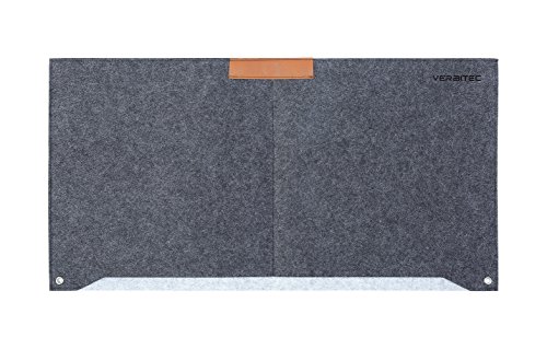 Preisvergleich Produktbild Verbitec Schreibtischunterlage Tischunterlage Schreibtischmatte Mauspad Mousepad aus Filz Anthrazit